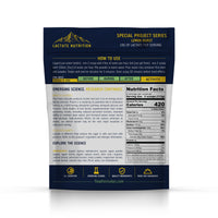 Project L Lemon Burst back label with nutrition facts, ingredients and directions.